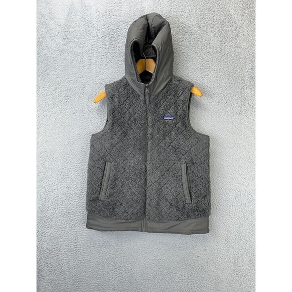 Patagonia Los Gatos Vest, Grey Reversible Full Zip Hoodie - MEDIUM - Picture 2 of 14